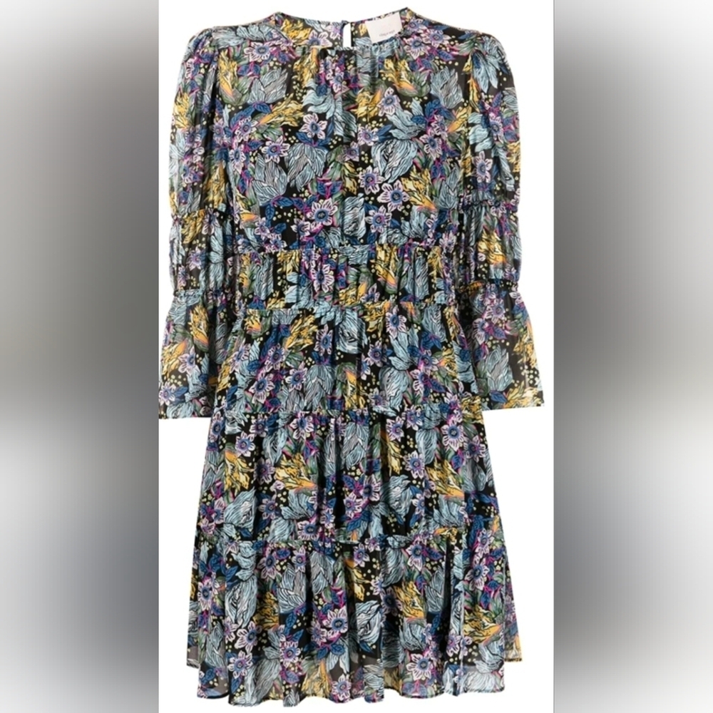 Cinq A Sept Floral Print Women's Dress 2 - Picture 2 of 16